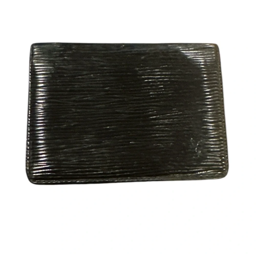 LOUIS VUITTON EPI BLACK BUSINESS CARD HOLDER